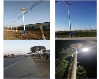 青海太陽能路燈-慶陽寧縣項目圖片