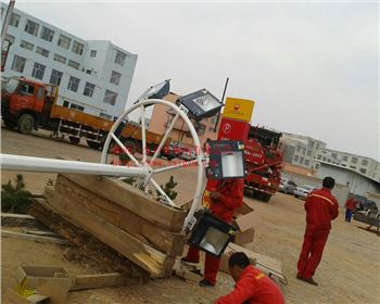 陜西廣場高桿燈-陜西鄂爾多斯