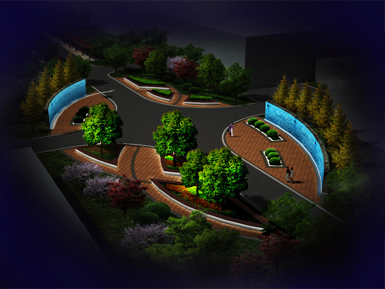 陜西夜景亮化設計 陜西夜景亮化設計